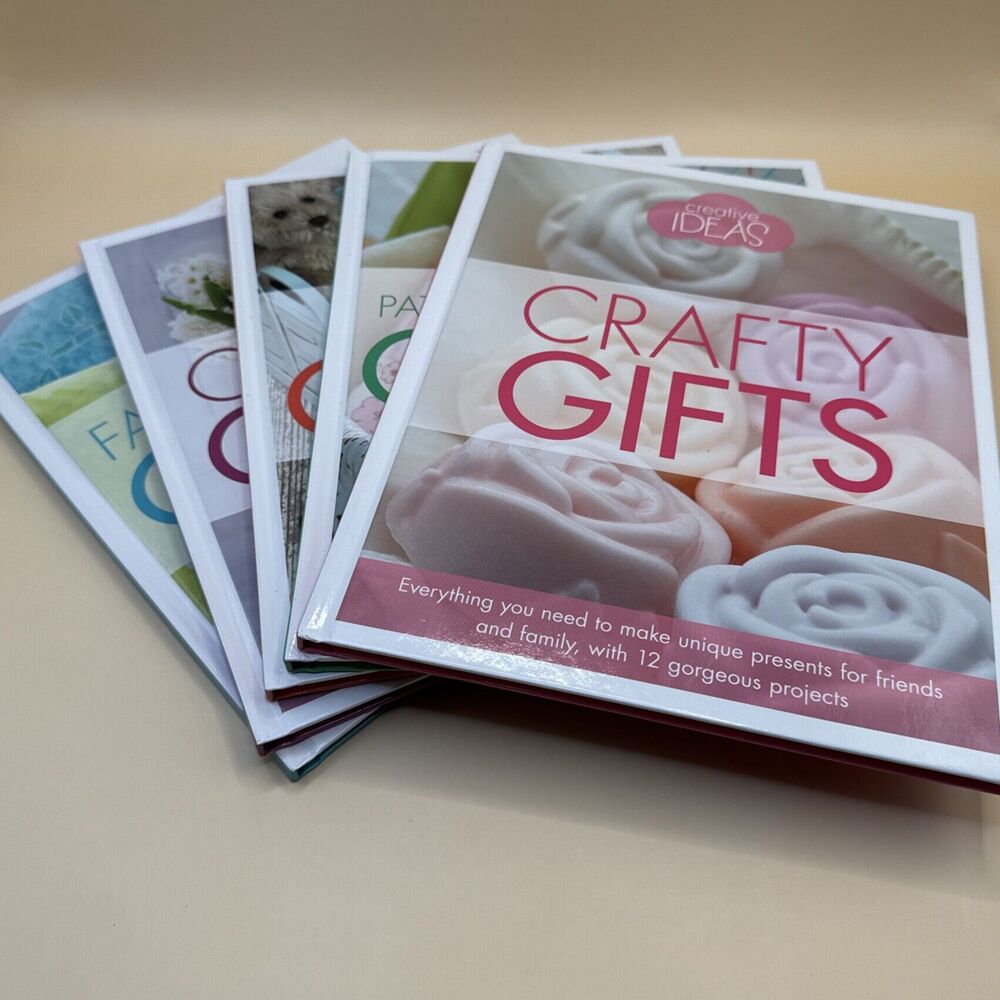 Creative Ideas Craft Books Lot of 5 DIY Gift & Craft Project Guides. Hardback